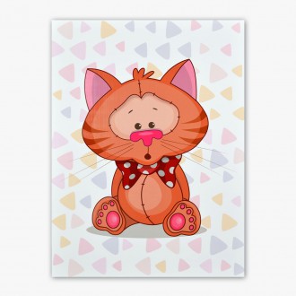 Sedící Koťátko 3D Obraz