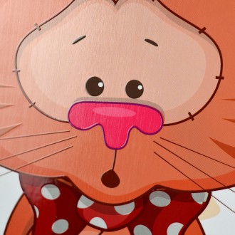 Sedící Koťátko 3D Obraz