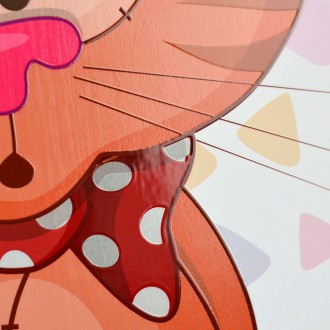 Sedící Koťátko 3D Obraz