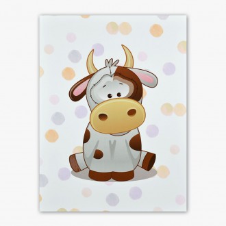 Sedící Telátko 3D Obraz