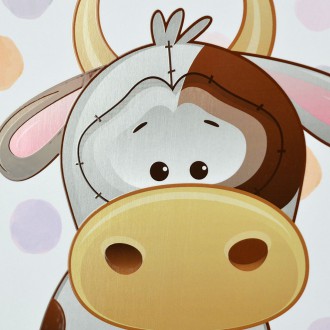 Sedící Telátko 3D Obraz