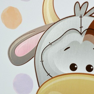 Sedící Telátko 3D Obraz