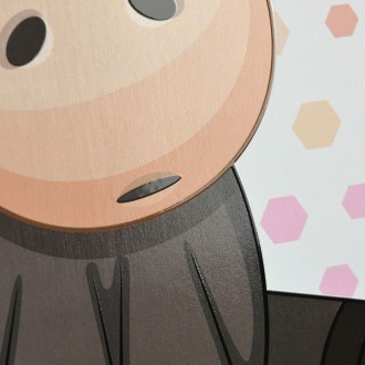 Sedící Oslík 3D Obraz