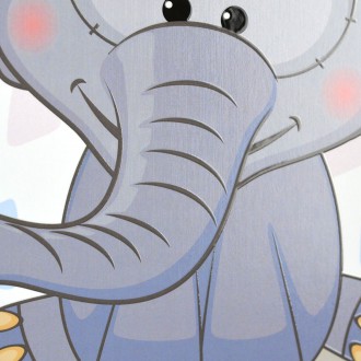 Sedící Slůně 3D Obraz