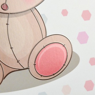 Sedící Zajíček 3D Obraz