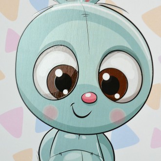 Zajíček a Včelka 3D Obraz