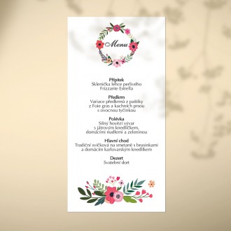 Svatební menu KL1848m