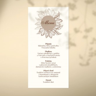 Svatební menu KL1851m