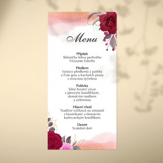 Svatební menu KL1857m