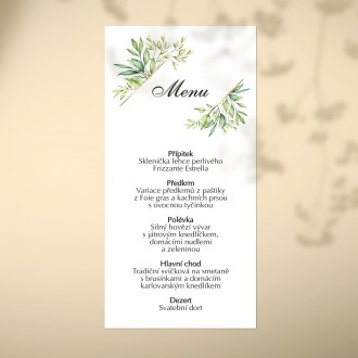 Svatební menu KL1860m