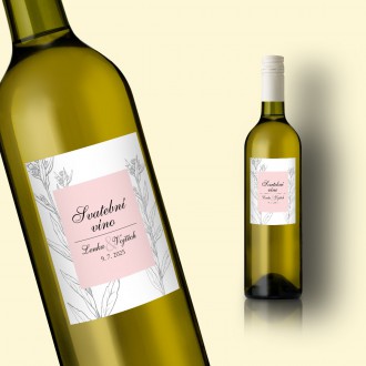 Svatební etiketa na víno KL1841v