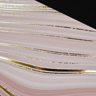 Mramor růžový 1 3D Zlatý Plakát