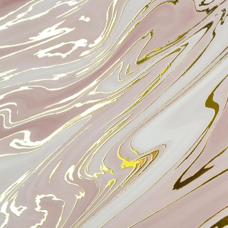 Mramor růžový 13 3D Zlatý Plakát