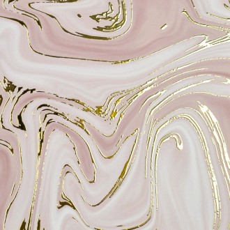 Mramor růžový 15 3D Zlatý Plakát