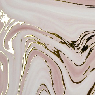 Mramor růžový 15 3D Zlatý Plakát