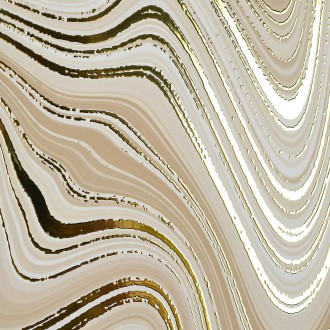 Mramor Béžový 3 3D Zlatý Plakát