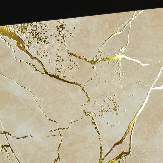 Mramor Béžový 8 3D Zlatý Plakát