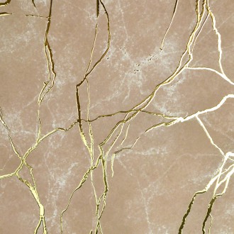 Mramor Béžový 10 3D Zlatý Plakát