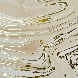 Mramor Béžový 14 3D Zlatý Plakát