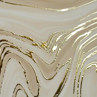 Mramor Béžový 15 3D Zlatý Plakát