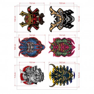 Sada samolepek Samurai MGI378