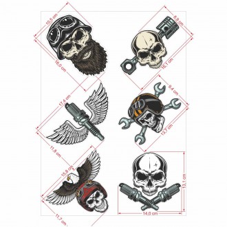 Sada samolepek Moto MGI369