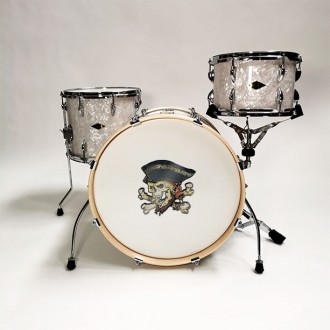 3D Samolepka Pirátská lebka