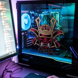 3D Samolepka Samurajská přilba