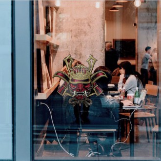 3D Samolepka Samurajská přilba