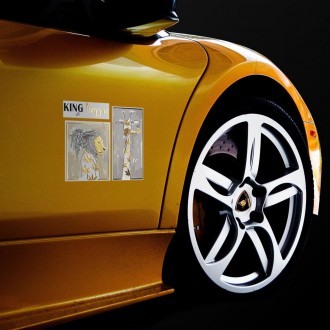 3D Samolepka Král reggae