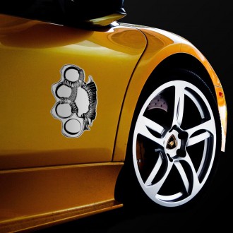 3D Samolepka Zbraň Boxer