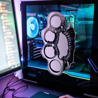 3D Samolepka Zbraň Boxer