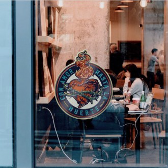 3D Samolepka S láskou až do smrti