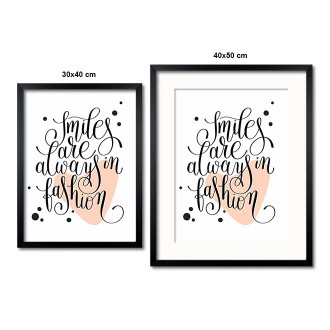 Úsměv v módě Plakát