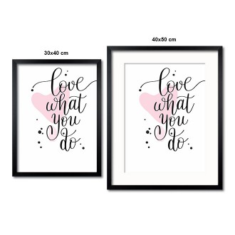 Miluj to co děláš Plakát