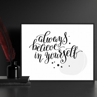 Vždy si věřte Plakát