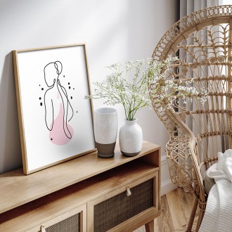 Abstraktní žena 6 Plakát