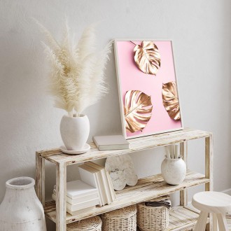 Zlatý tropický list Plakát