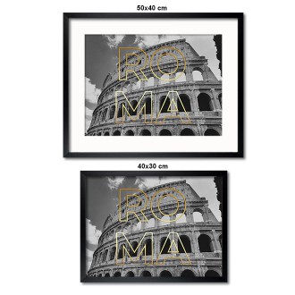 Roma 3D Zlatý Plakát