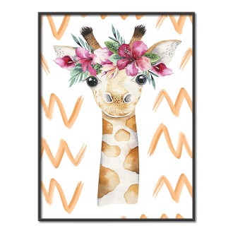 Roztomilá žirafa dětský Plakát