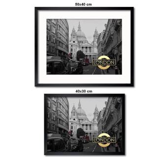 London 3D Zlatý Plakát