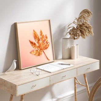 Měděný kovový list Plakát