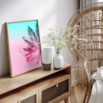 Metallic Leaf ve dvou barvách levý Plakát