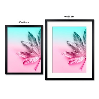 Metallic Leaf ve dvou barvách levý Plakát