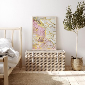 Malba tekutou technikou 3 3D Zlatý Plakát