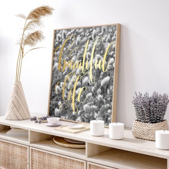 Krásny život louka 3D Zlatý Plakát