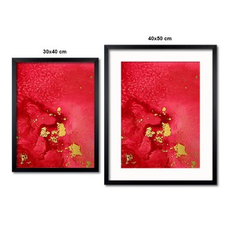 Tekutá umělecká malba alkoholovým inkoustem 3 3D Zlatý Plakát