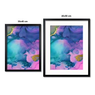 Tekutá malba inkoustem 2 3D Zlatý Plakát