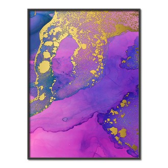 Tekutá malba inkoustem 3 3D Zlatý Plakát