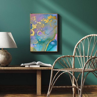 Tekutá malba inkoustem 6 3D Zlatý Plakát